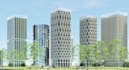 rebuild 3d high rise building,city scraper,render rooftop solar panel,3dcity map