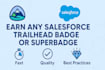 help you earn salesforce trailhead badges and superbadges