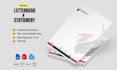 design ms word editable letterhead and stationery