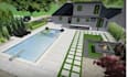 create a 2d, 3d, site plans, garden front yards backyard pool landscape designs