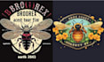 make vintage t shirt bee logo