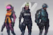draw sci fi or cyberpunk, star wars character artwork