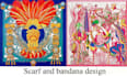 create unique scarf bandana shawl pattern design for you
