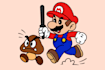 draw you as a custom paper mario style character