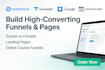 system io funnel landing page sales funnel online course funnelish google sites