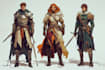 design stylized character concept art and illustration