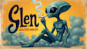 design awesome alien smoking logo within two days