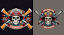 make custom skull fireman firefighter logo