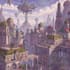illustrate detailed fantasy cityscapes, landscape and cocnept art