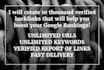 create 10 Thousand SEO Backlinks for Google Rankings