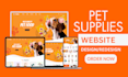 design pet store website online pet store pet website pet supplies website