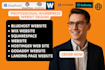 design a professional wordpress website for small business on elementor pro