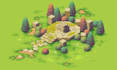 do pixel art isometric tilesets game environment 2d platformer assets background