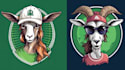 design vintage goat logo within 24 hours