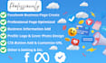 professional facebook page creation and  optimization for businesses