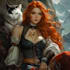 paint fantasy illustrations and character designs