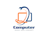 design a professional modern computer technology logo