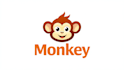 do set of head monkey mascot logo design