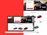 redesign web design  modern landing page design