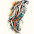 create a profesional tribal tattoo design