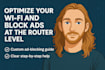 optimize your wifi and block ads at the router level