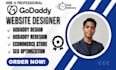 develop godaddy website development godaddy website redesign and design godaddy
