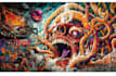 create graffiti pop art canvas designs and murals