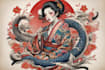 make a traditional japanese irezumi tattoo