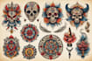 do neo traditional and oldschool tattoo designs