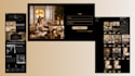 develop a website using html css react js