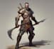 create game art,  character designs, environment art etc