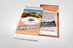 create print ready rack card design or postcard design