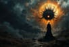 make a 3d environment concept art, background