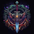 design a fantasy, rpg, sci fi, medieval game logo