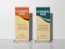 design a professional roll up banner, retractable banner