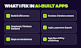 fix your rork, vibecode or bolt ai generated app and publish it
