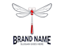 design modern dragonfly logo with satisfaction guaranteed
