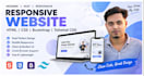 build a responsive HTML CSS bootstrap tailwind website