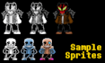 create an undertale inspired pixel art sprite and animate it