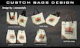 create tote bag designs according to your required