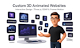 design a 3d animated webflow website using gsap, threejs, and framer motion