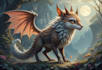 create fantasy animal character illustration