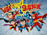 make drawing of super hero character