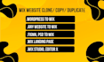 clone your website into wix and clone wix website