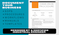 create clear sops, procedures and process documentation