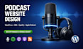 create podcast website, wordpress podcast, music website, radio website
