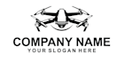 design a modern drone logo  with original concept