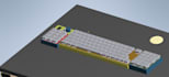 do electronics enclosure and custom keyboard design using fusion360, inventor