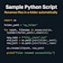 write python scripts to automate your tasks