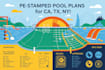 design review pe stamp ca tx ny swimming pool drawing plan